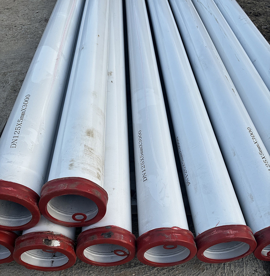 Отгрузка труб бетоновода DN125 SK127 3000мм