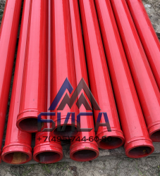 Труба бетоновода двухслойная ST52 t=5мм (3мм+2мм) DN125 3000мм