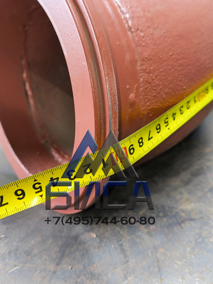 Колено бетоновода DN150 R275 90° ZX-ZX PUTZMEISTER