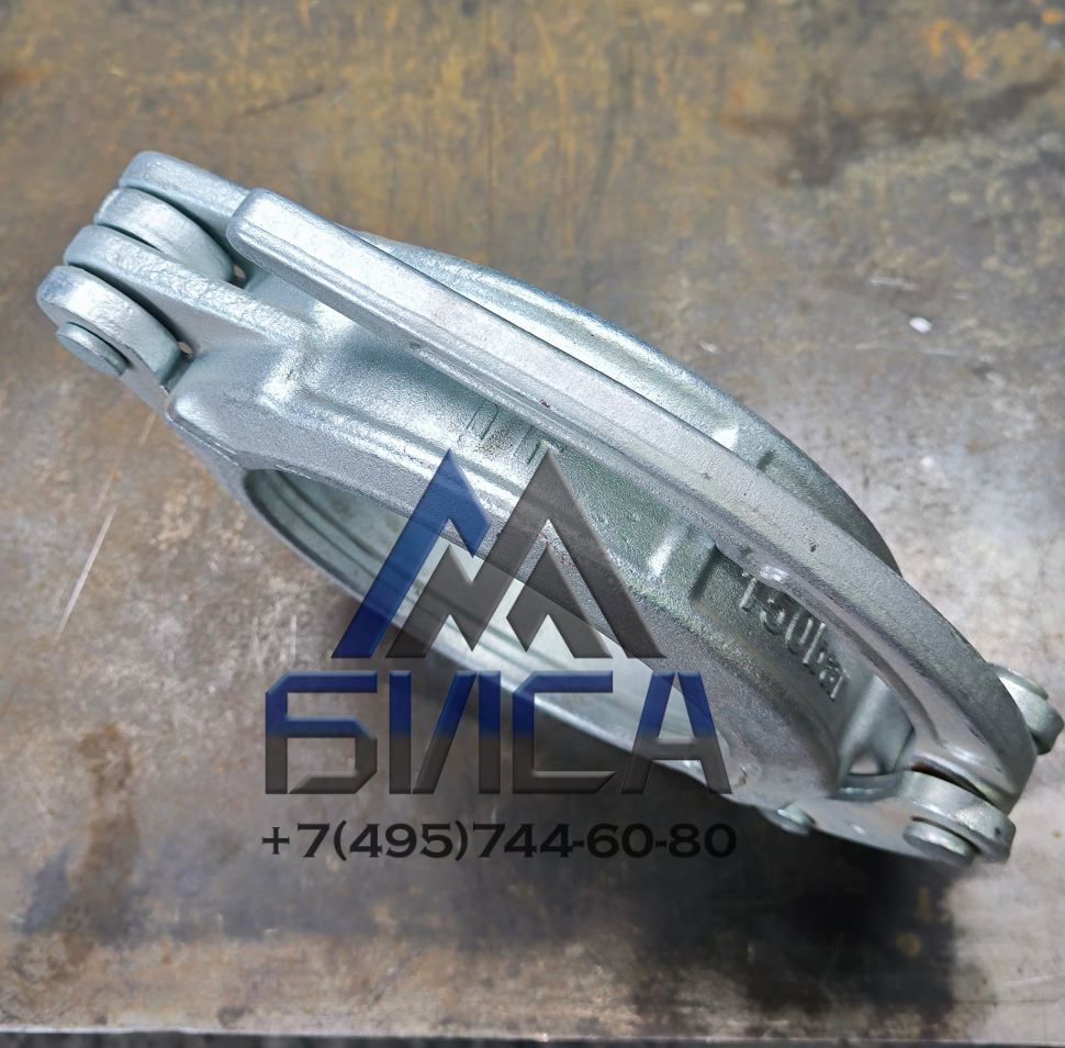 Замок бетоновода рычажный оцинкованный кованный DN150 SK168