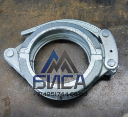 Замок бетоновода рычажный оцинкованный кованный DN150 SK168