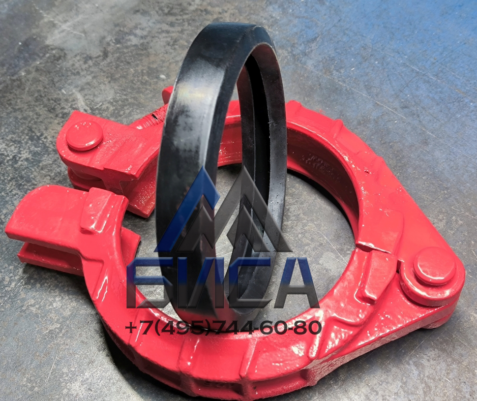 Замок болтовой c уплотнением DN125 SK148 SANY