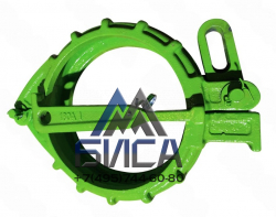 Замок бетоновода клиновой DN 180 ZX230 ZOOMLION