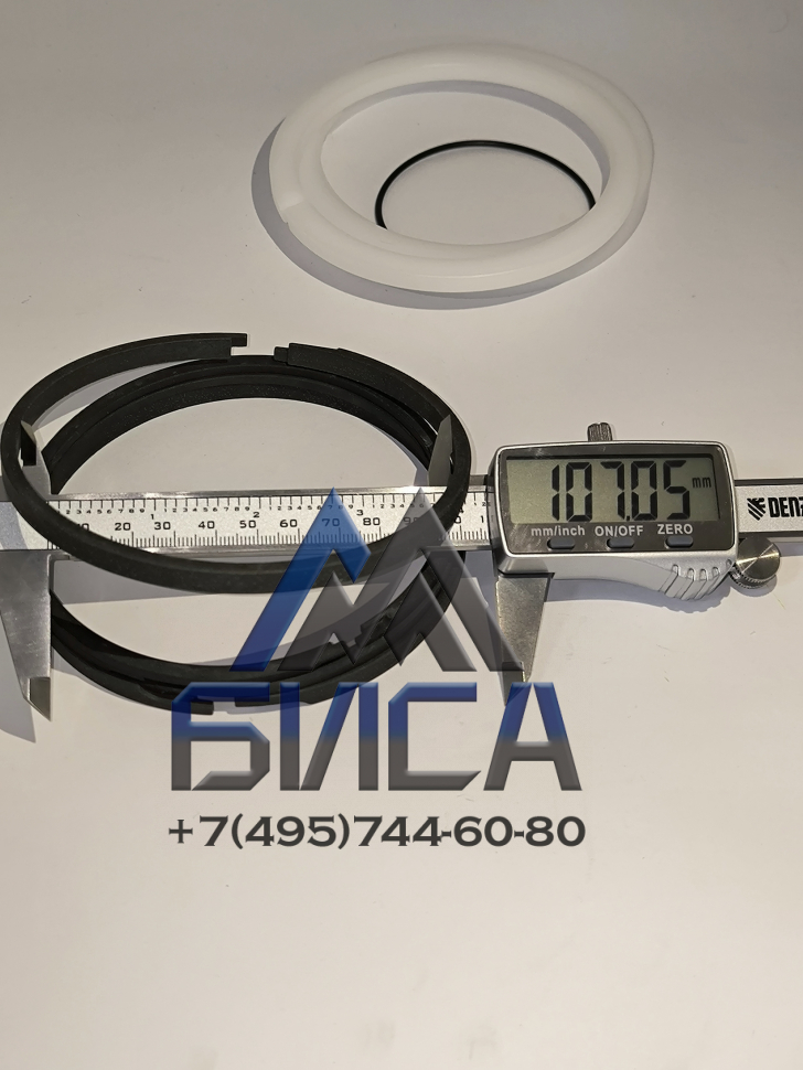 Комплект поршневых колец подающего гидроцилиндра 1400-110/63  PUTZMEISTER