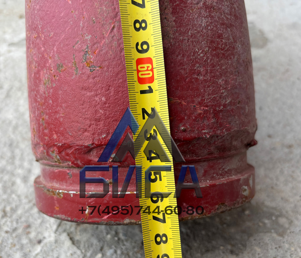 Колено бетоновода DN 125 R275 90° + 100мм SCHWING