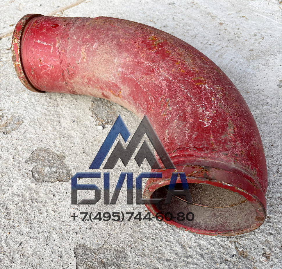 Колено бетоновода DN 125 R275 90° + 100мм SCHWING