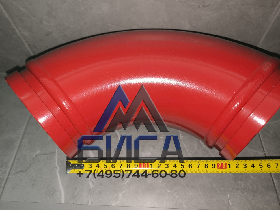 Колено бетоновода двухслойное DN125*R190,5*90° (R225) SK 148