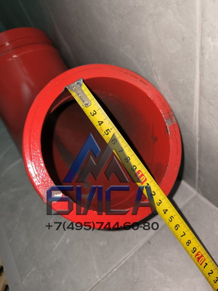 Колено бетоновода двухслойное DN125*R190,5*90° (R225) SK 148