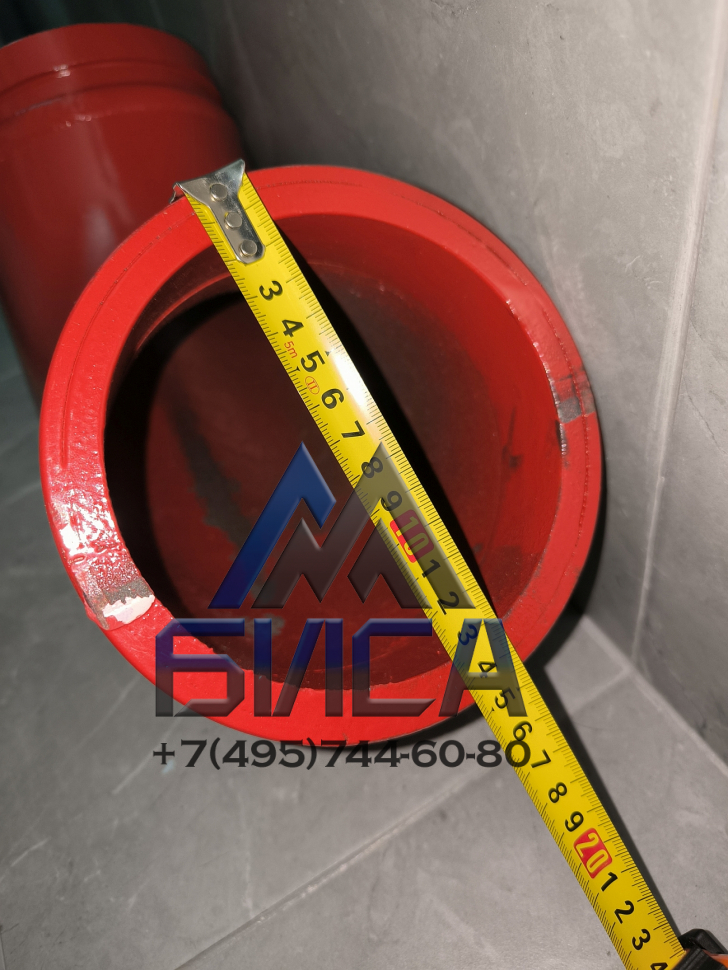 Колено бетоновода двухслойное DN125*R190,5*90° (R225) SK 148