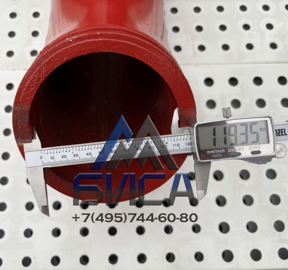 Колено бетоновода двухслойное DN 125 R275 90° SK 148