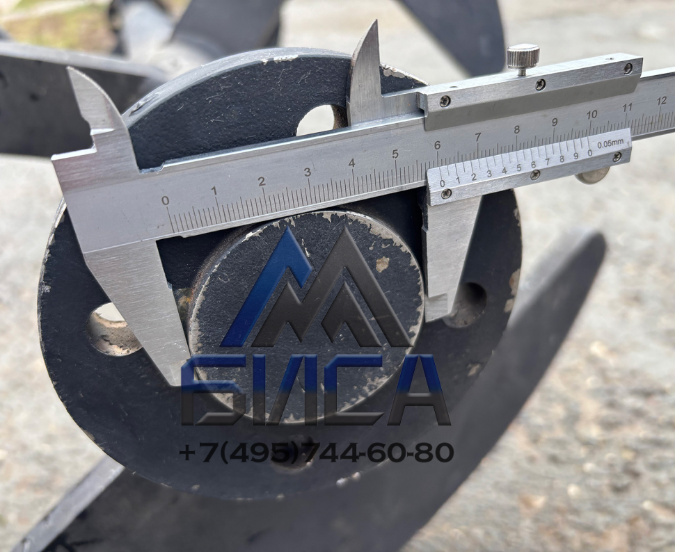 Вал подмешивателя центральный с лопастями SCHWING