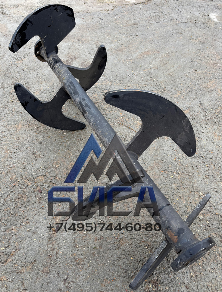 Вал подмешивателя центральный с лопастями SCHWING