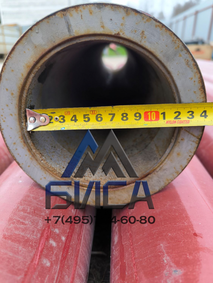 Разгонная труба двухслойная (7+3мм) DN150-125 L1290 ZX200-SK168 CIFA