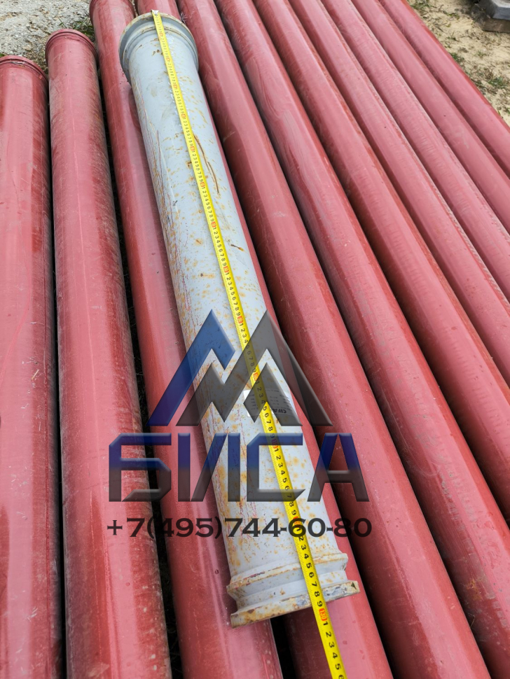 Разгонная труба двухслойная (7+3мм) DN150-125 L1290 ZX200-SK168 CIFA
