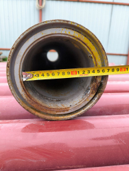 Разгонная труба двухслойная (7+3мм) DN150-125 L1290 ZX200-SK168 CIFA