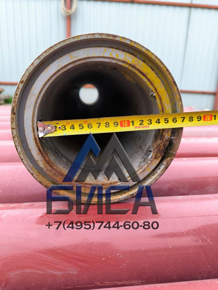 Разгонная труба двухслойная (7+3мм) DN150-125 L1290 ZX200-SK168 CIFA
