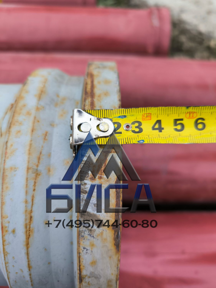 Разгонная труба двухслойная (7+3мм) DN150-125 L1290 ZX200-SK168 CIFA