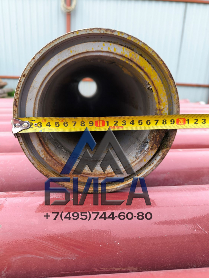 Разгонная труба двухслойная (7+3мм) DN150-125 L1290 ZX200-SK168 CIFA