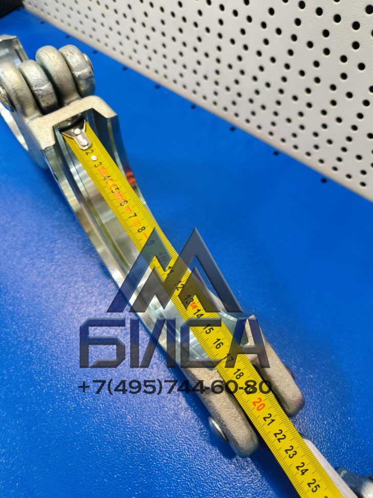 Замок рычажный оцинкованный кованный регулируемый DN 125 SK CIFA