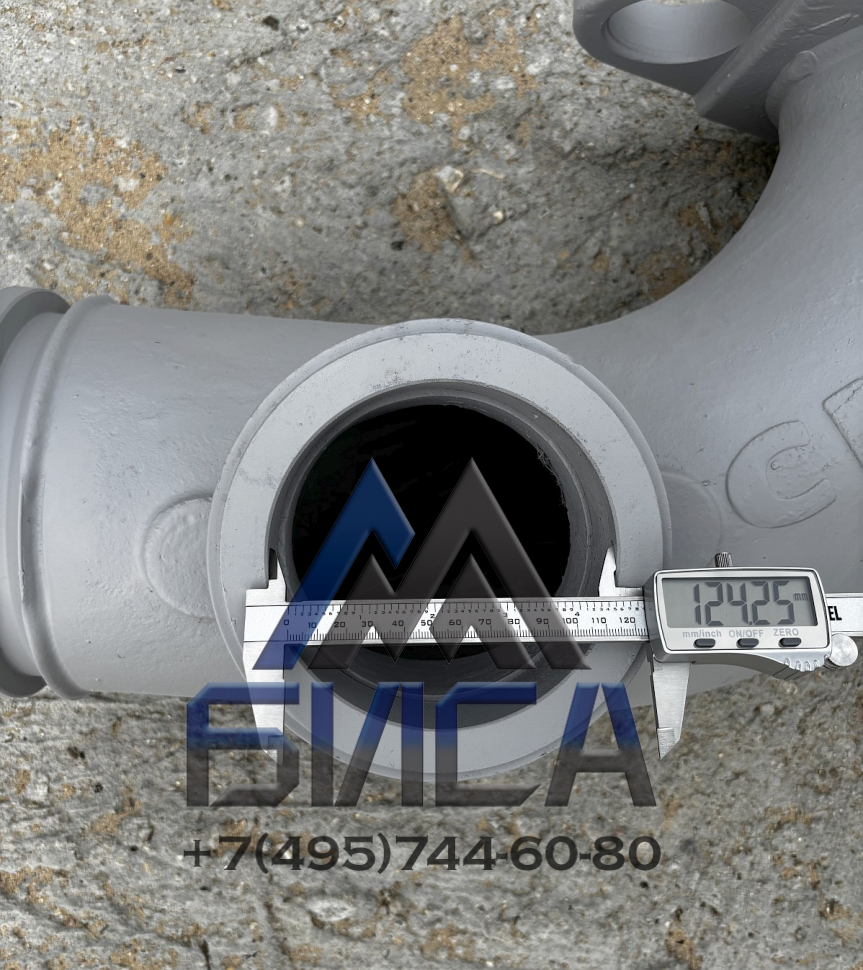 Колено откидное с шароуловителем DN180-150 ZX CIFA (Италия)
