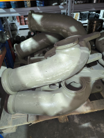 Колено первое откидное DN150 ZX с шароуловителем PUTZMEISTER