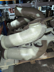 Колено первое откидное DN150 ZX с шароуловителем PUTZMEISTER