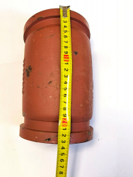 Колено бетоновода DN100 R250 (235) 30° SK 127 CIFA