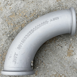 Колено второе разгонное DN175-150 ZX230-ZX200 Zoomlion
